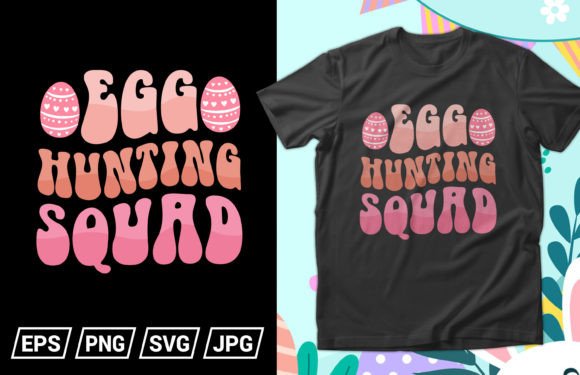 Egg-hunting Squad T-Shirt Graphics