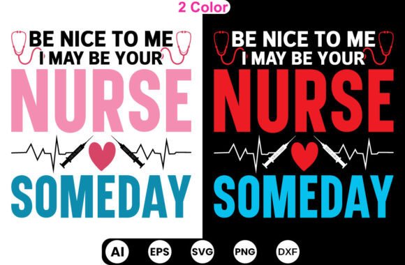 Funny Nurse T-shirt Design Graphics for Crafts